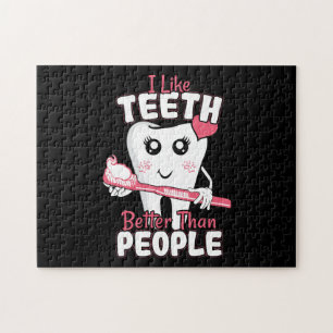 Funny Dentist - Wie Zähne besser als Menschen Puzzle
