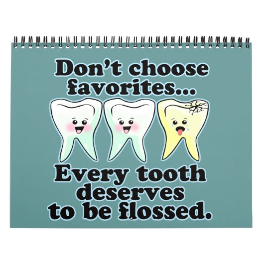 Funny Dentist Zahnarzthygienist Kalender (Titelbild)
