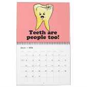 Funny Dentist Zahnarzthygienist Kalender (Mär 2026)