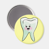 Funny Dentist Zahnarzthygienist Magnet (Vorderseite/Rückseite)