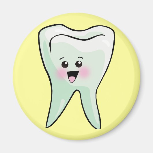 Funny Dentist Zahnarzthygienist Magnet (Vorne)