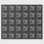 Funny Dentistry Plaque Dental Assistant Geschenkpapier (Flach)