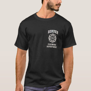 Funny DENVER FIREWORWORK DEPT 4. Juli Colorado Saf T-Shirt