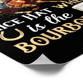 Funny Derby Day Nice Hat Bourbon wo Pferderennen R Poster (Ecke)