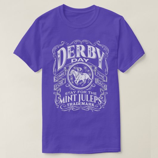 Funny Derby Day und Minze Juleps Kentucky Pferdere T-Shirt (Design vorne)