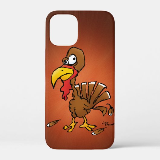 Funny Derp Turkey Cartoon Illustration Case-Mate iPhone Hülle (Rückseite)