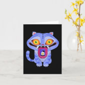 Funny Derpy offiziell für Männer zugelassen Frauen Karte (Gelbe Blume)