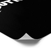 Funny Design Autism Skeleton Meme Metal Rock für m Poster (Ecke)