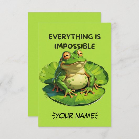 Funny Design für Spaß-Liebhaber und Überdenkende Dankeskarte (Vorne/Hinten)