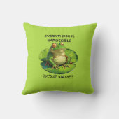 Funny Design für Spaß-Liebhaber und Überdenkende Kissen (Rückseite)