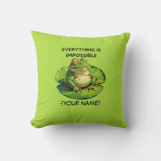 Funny Design für Spaß-Liebhaber und Überdenkende Kissen (Vorderseite)