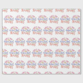 Funny Design Girls Reise billiger als Therapie Geschenkpapier (Flach)