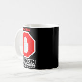 Funny Design I'm Taken For Men - Don't Flirt With Kaffeetasse (Vorderseite Links)