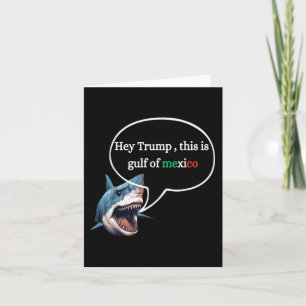Funny Design Shark Fragte Trump, dies ist der Golf Karte
