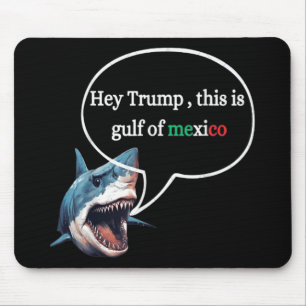 Funny Design Shark Fragte Trump, dies ist der Golf Mousepad