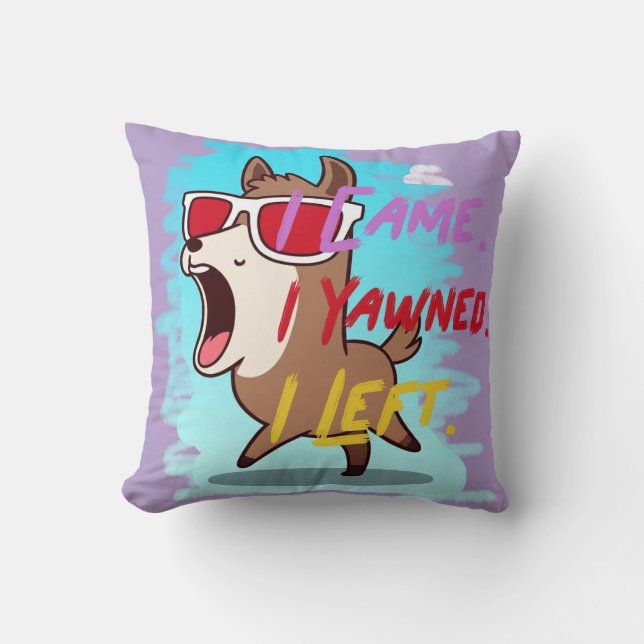 Funny Design throw piliow for your home Kissen (Vorderseite)