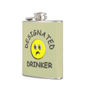 Funny Designated Drinker Flachmann (Links)
