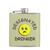 Funny Designated Drinker Flachmann (Vorderseite)