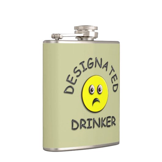 Funny Designated Drinker Flachmann (Rechts)