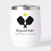 Funny Designdinker Custom Pickleball Black (Vorderseite)