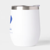 Funny Designdinker Custom Pickleball Blau (Links)