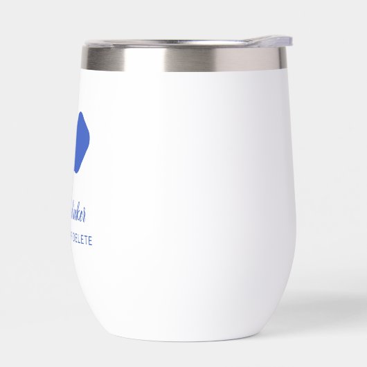 Funny Designdinker Custom Pickleball Blau (Links)