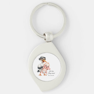 Funny designed keychain baby shower adjustable schlüsselanhänger