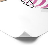 Funny Dessert Friends Vergessen Sie Liebe Poster (Ecke)