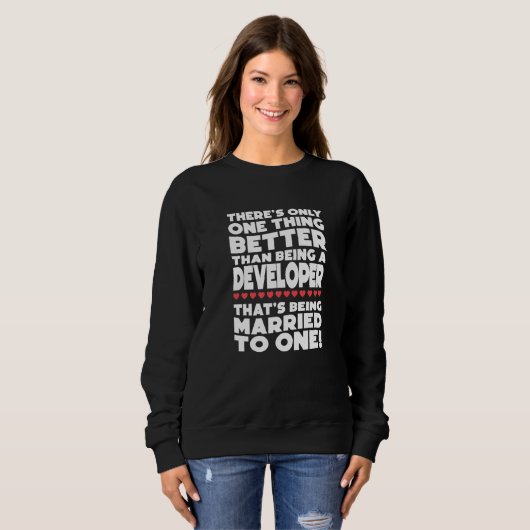 Funny Developer Programmierer Coding Geek Dev Soft Sweatshirt (Vorne ganz)