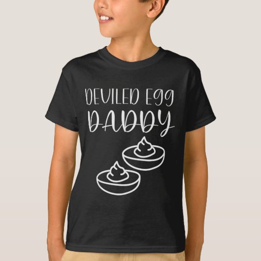 Funny Deviled Egg Daddy T-Shirt (Vorderseite)