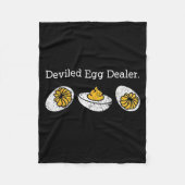 Funny Deviled Egg Er Thanksgiving  Fleecedecke (Vorderseite)