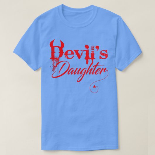 Funny Devil's DaughterHalloween Costume Horror 128 T-Shirt (Design vorne)