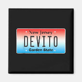 Funny Devito New Jersey Italian American Nj Cutlet Magnet (Vorne)