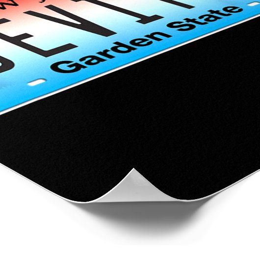 Funny Devito New Jersey Italian American Nj Cutlet Poster (Ecke)