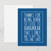 Funny Dezember Geburtstag und Hanukkah kombiniert (Vorne/Hinten)