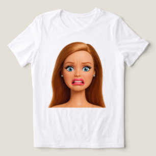 Funny Dguguoll face Meme Tri-Blend Shirt