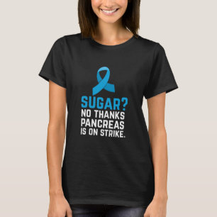 Funny Diabetic Diabetes Awareness Montag T-Shirt