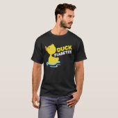 Funny Diabetic Shirt - Duck Fiabetes - Typ 1 Diab (Vorne ganz)
