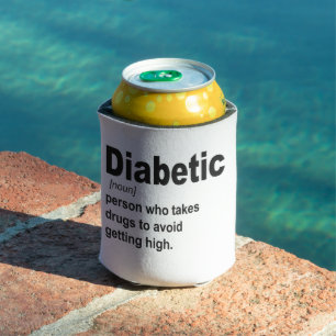 Funny Diabetic Typ 1 Definition Awareness Geschenk Dosenkühler