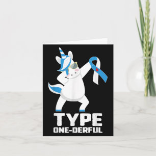 Funny Diabetic Unicorn Typ 1 derful Typ 1 Diab Karte
