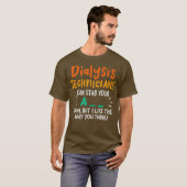 Funny Dialyse Tech Men Women T-Shirt (Vorne ganz)