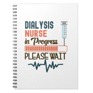 Funny Dialysis Nurse Geschenkartikel Dialyse Krank Notizblock