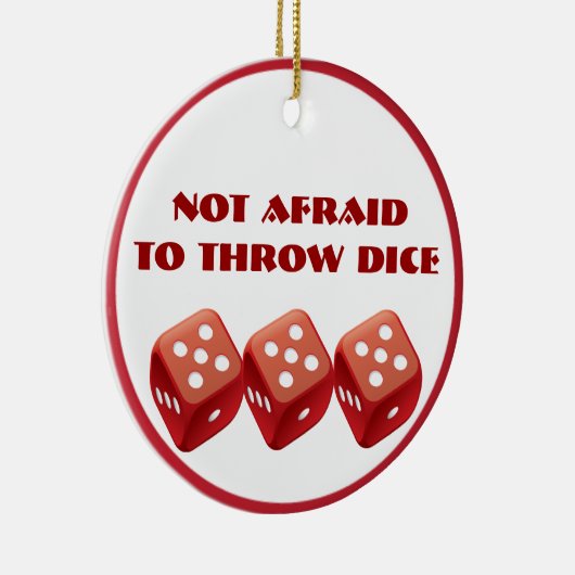 Funny Dice Bunco Ornament (Rechts)