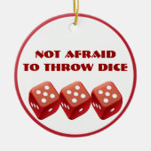 Funny Dice Bunco Ornament (Vorne)