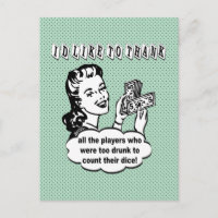 Funny Dice - Ich möchte mich bedanken