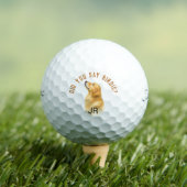 Funny Did you say Birdie Dog Personalized initials Golfball (Insitu T-Shirt)