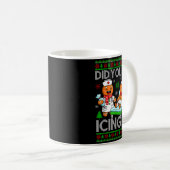 Funny Did You Try Icing It Christmas Gingerbread X Kaffeetasse (VorderseiteRechts)