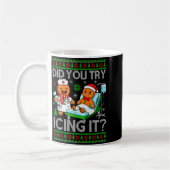 Funny Did You Try Icing It Christmas Gingerbread X Kaffeetasse (Links)