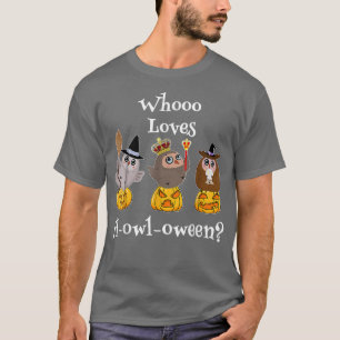 Funny, die Lieben Howl ein Weh Owl Kostüm Adorable T-Shirt