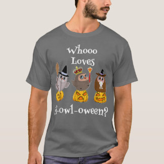 Funny, die Lieben Howl ein Weh Owl Kostüm Adorable T-Shirt